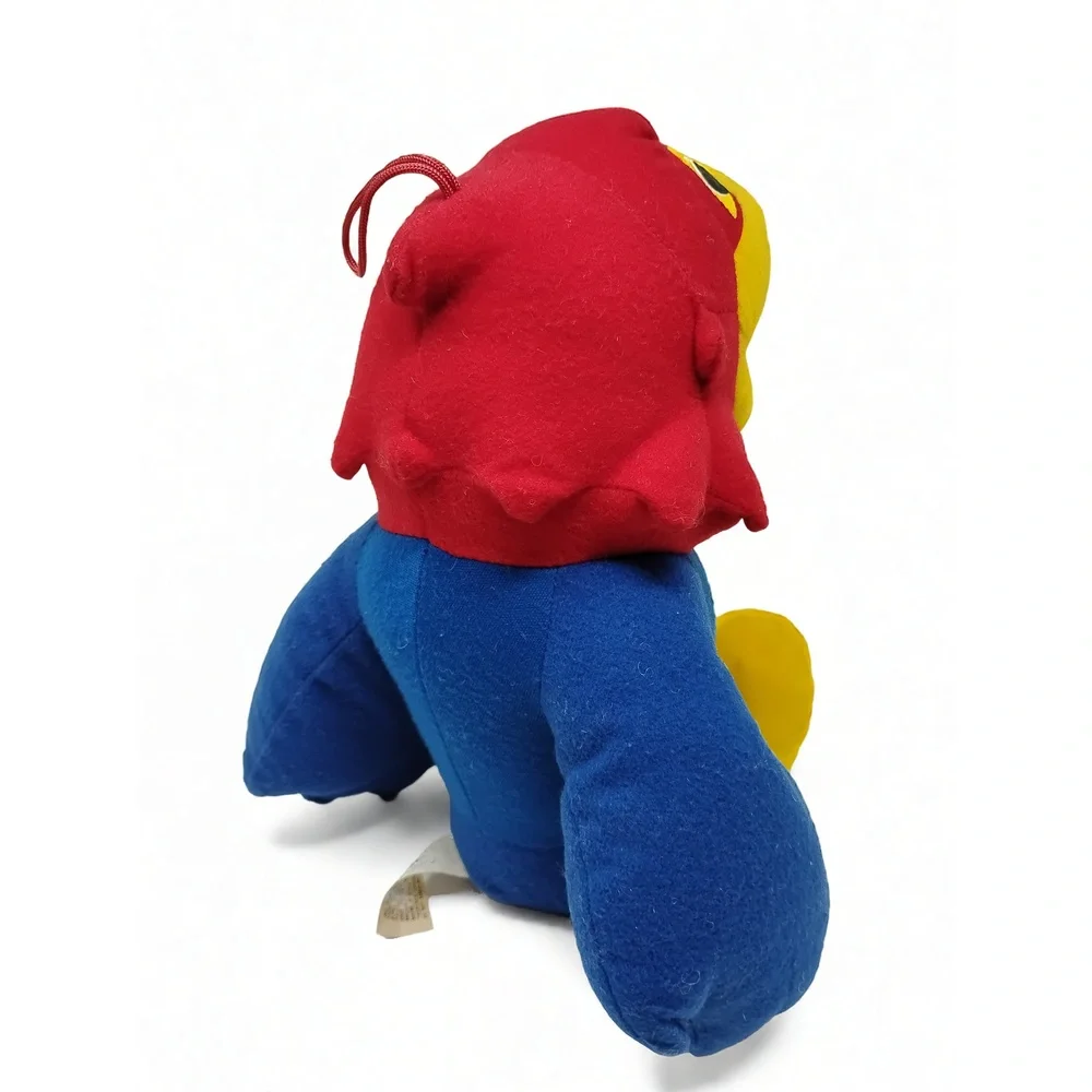 Vintage 1995 Stuffins KU Jayhawks Plush Mascot 9 Inch NCAA Sports Collectible